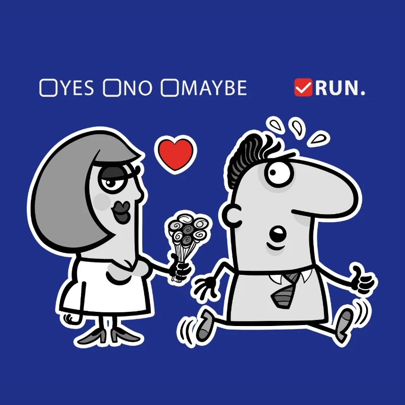 Liebe oder Flucht – Unkonventioneller Humor (Dark Version)