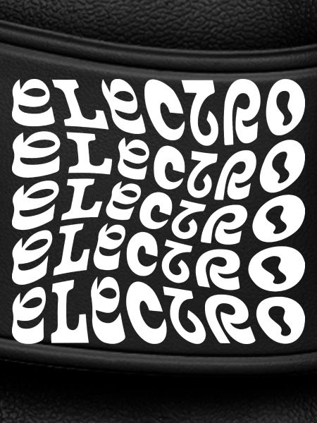 Electro music logo design