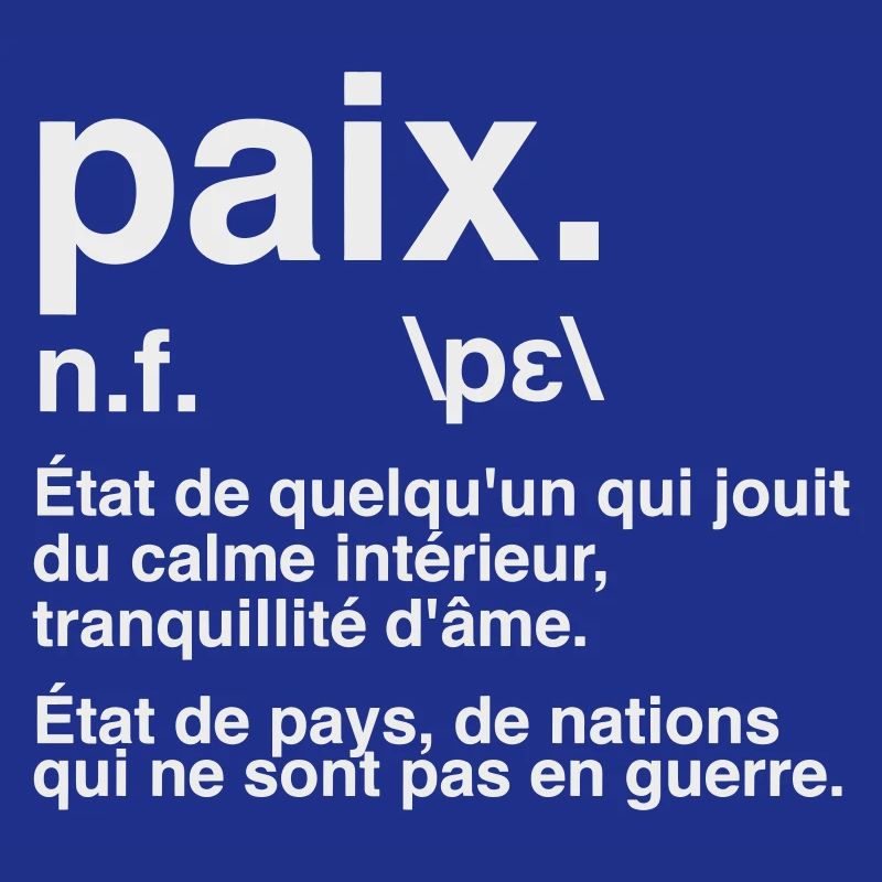 Peace Definition Dictionary Style