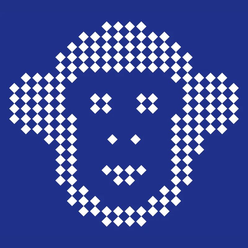 Pixel Monkey Emblème du Losange