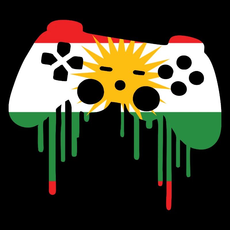 Kurdisch gaming flag
