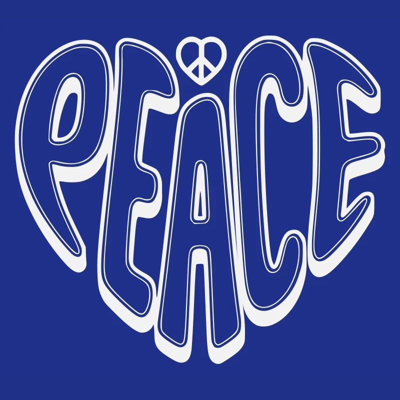 Peace Graffiti mit Peacezeichen 