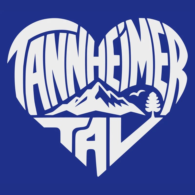 Tannheimer Tal Heart Mountain Landscape