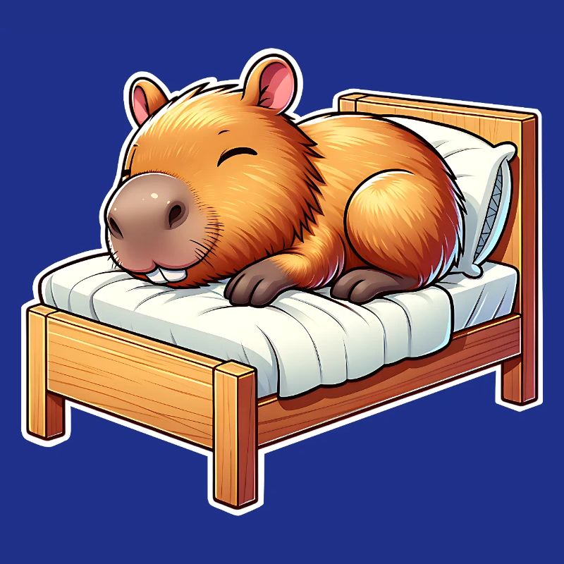 Capybara Sleeping