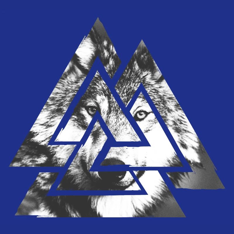 Valknut, symbole d’Odin - Avec Wolf