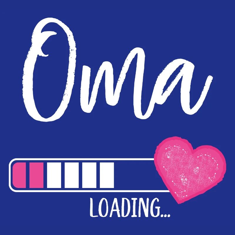 Oma Loading Herz Enkelin Mädchen Werdende Oma