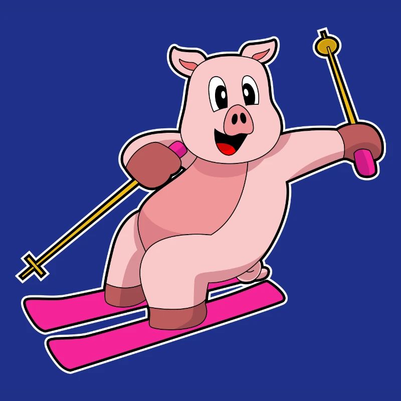 Pig Skier Ski