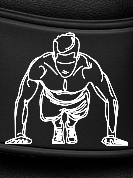 Bodybuilder Skizze