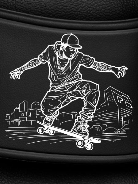 Dessin de skateboarder