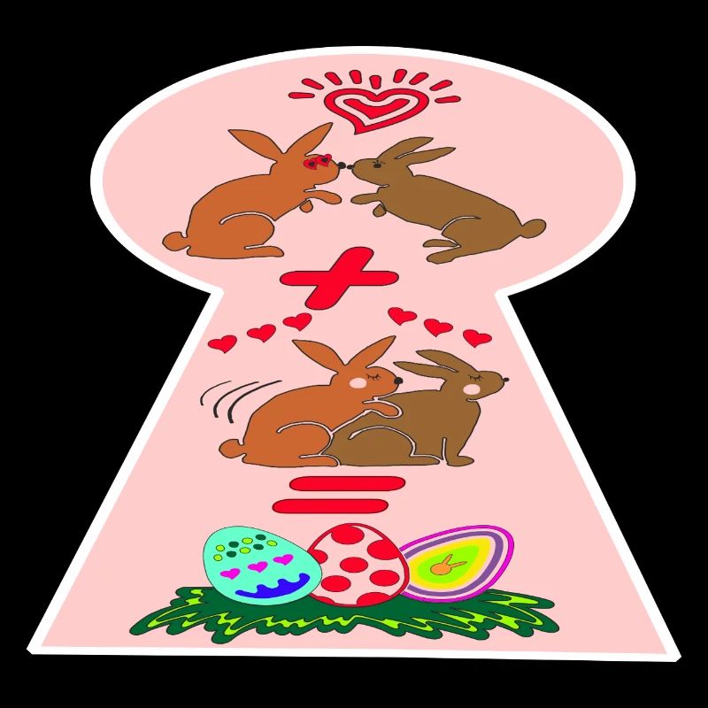 Lapins de Pâques coquins Pâques drôle