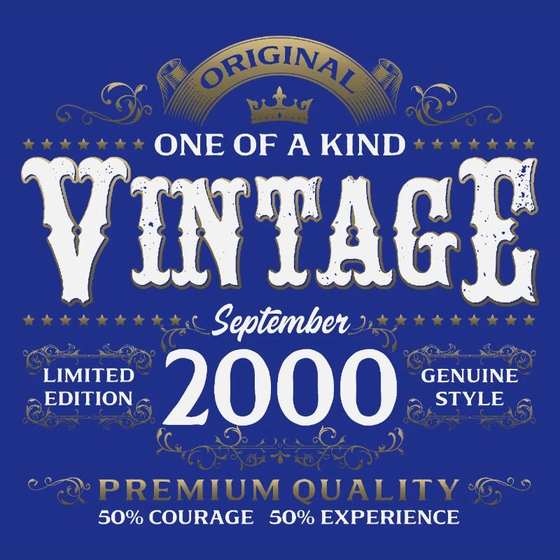 25th Birthday Vintage September 2000
