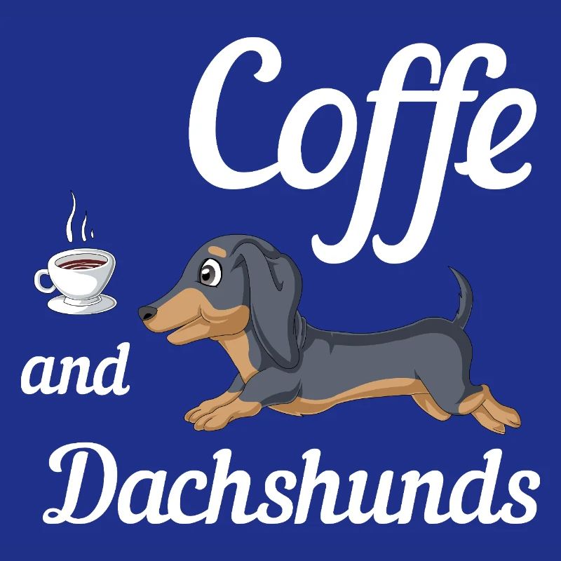 Coffee And Dachshunds Tee