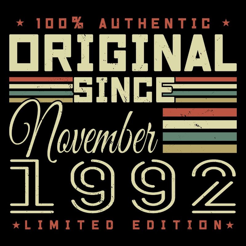 Geburtstagsgeschenk November 1992