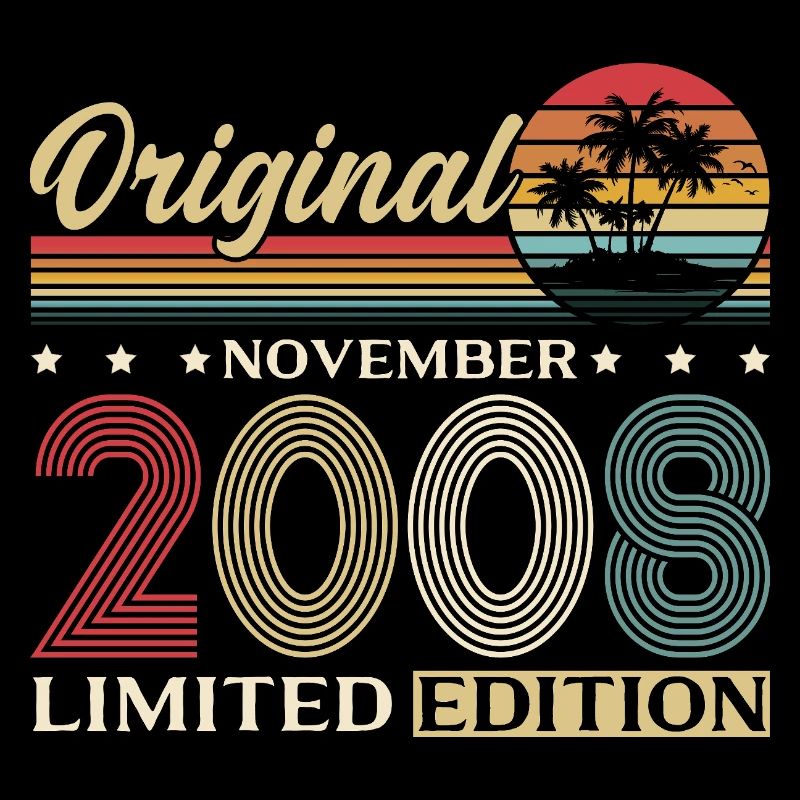 18th Birthday Original November Vintage 2008