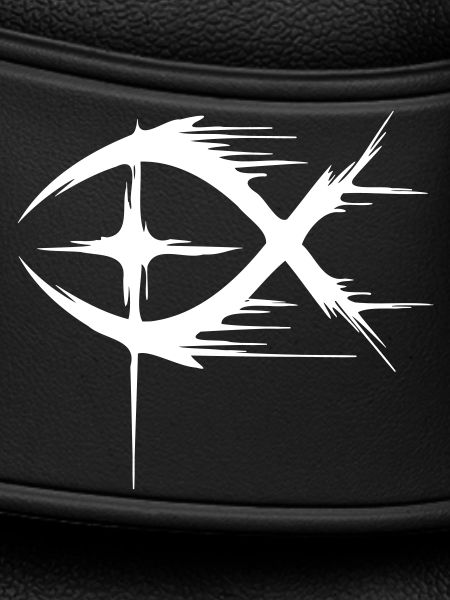 Jesus Fish+Cross Modern