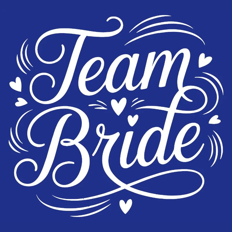 Team Bride Script Motif