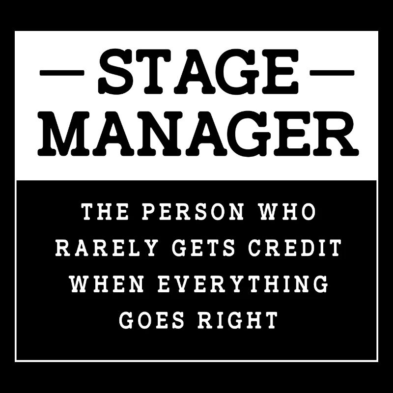 Theater Stage Manager Bühne