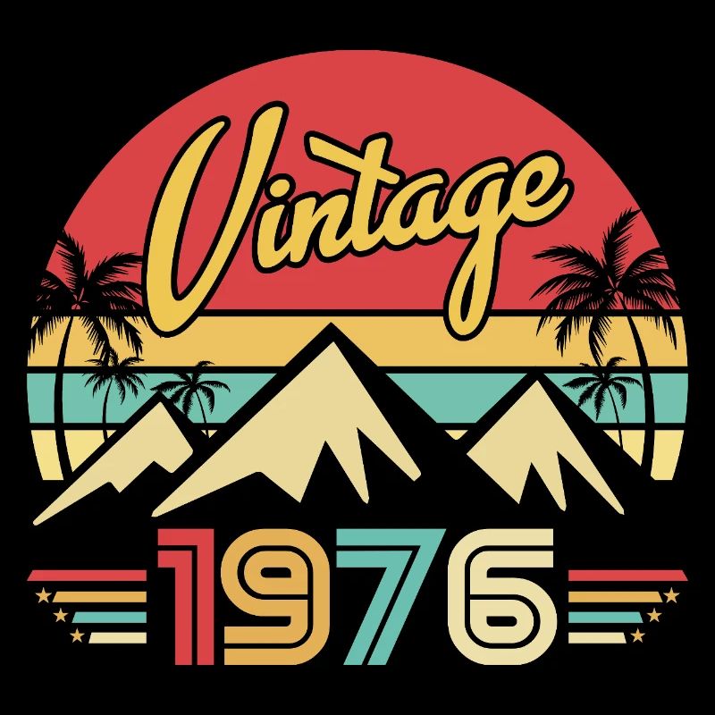 Année de Naissance 1976 Cadeau d'anniversaire 1976