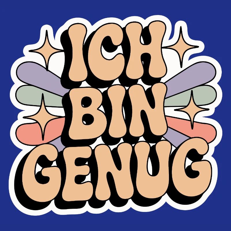 Ich bin genug – Retro Statement