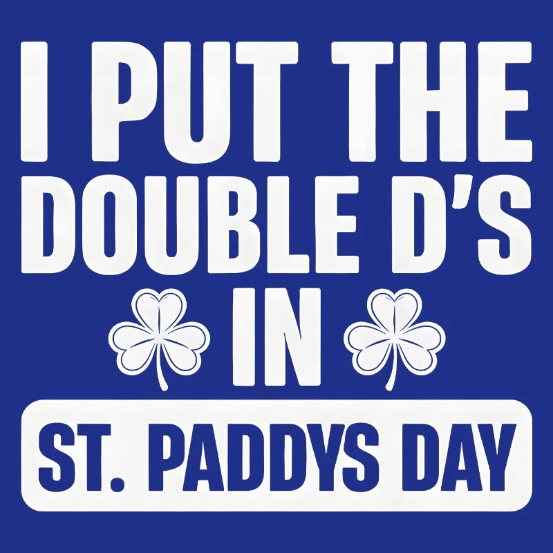 Tee de la Saint-Patrick en double Ds