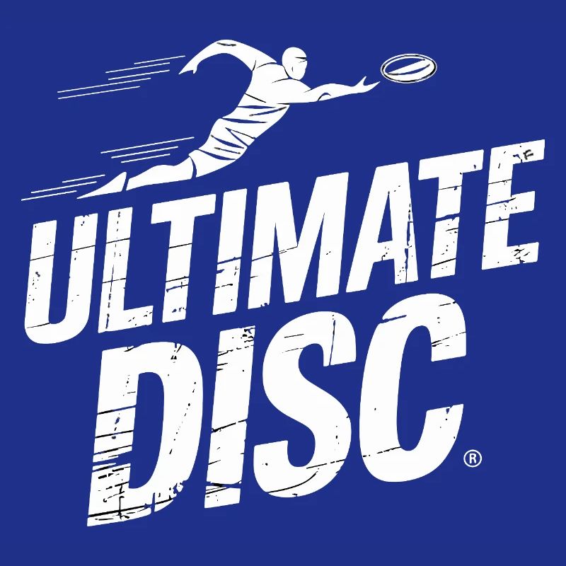 Ultimate Disc Layout Offense Player Jump Catch