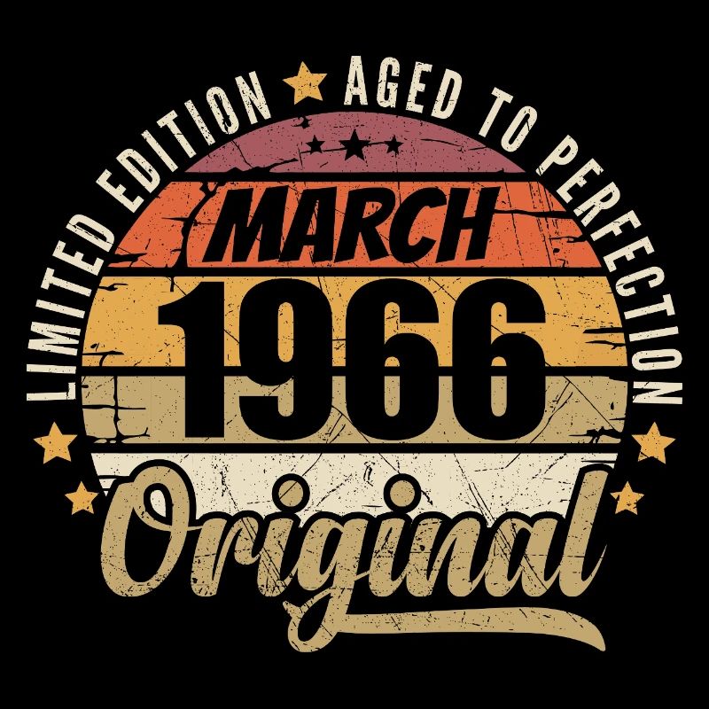 60. Anniversaire 60 Années Série Limitée Mars 1966