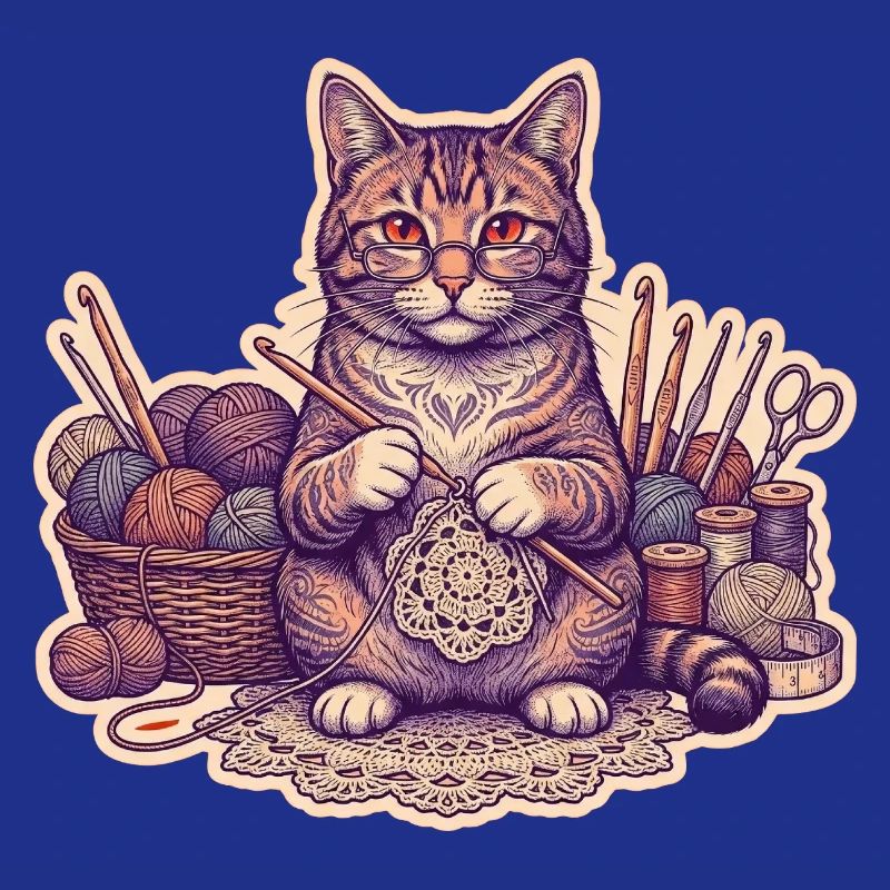 Häkel Katze Kätzchen Strickt