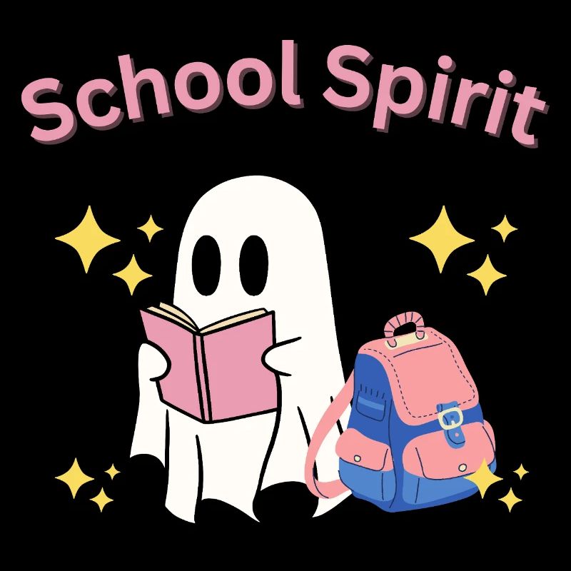 School Spirit Ghost Teacher Halloween