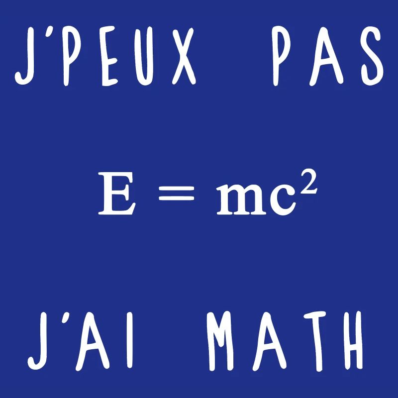 J'peux Pas J'ai Math Blanc