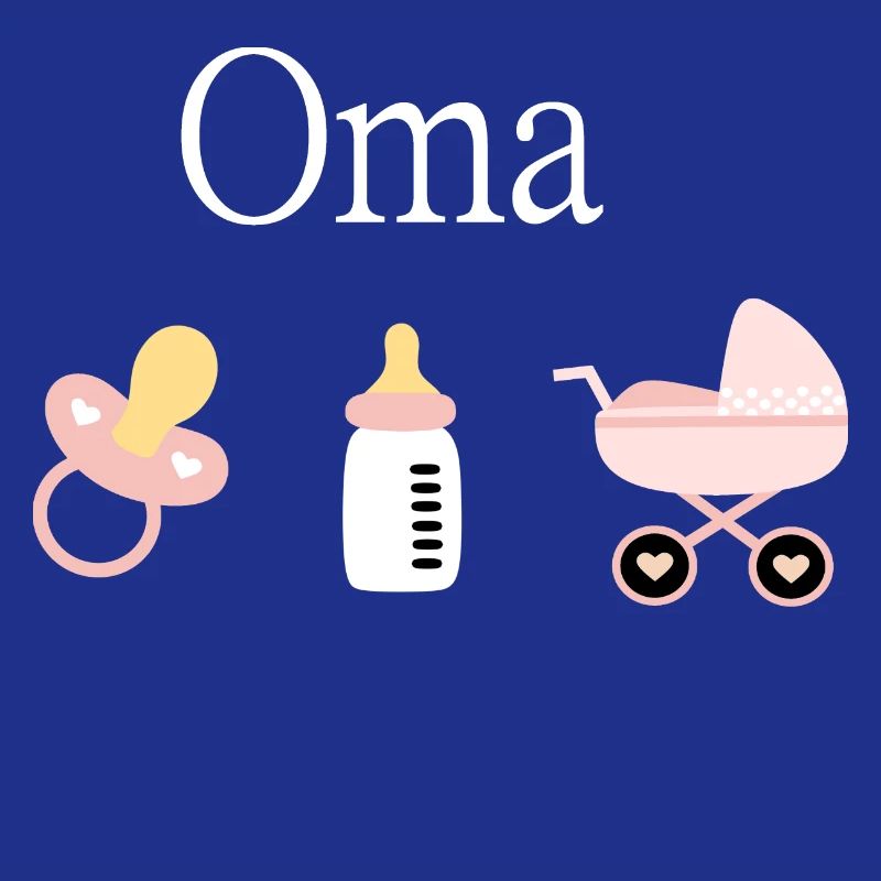 Oma 2023 Geburt Mädchen Vorlage personalisierbar