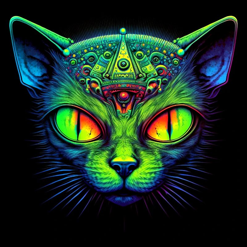 Hypnotische Katze