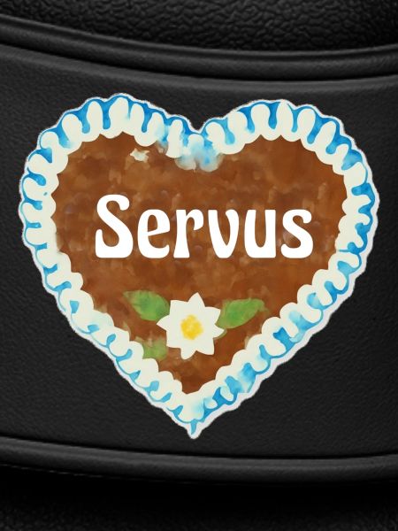 Lebkuchenherz Servus