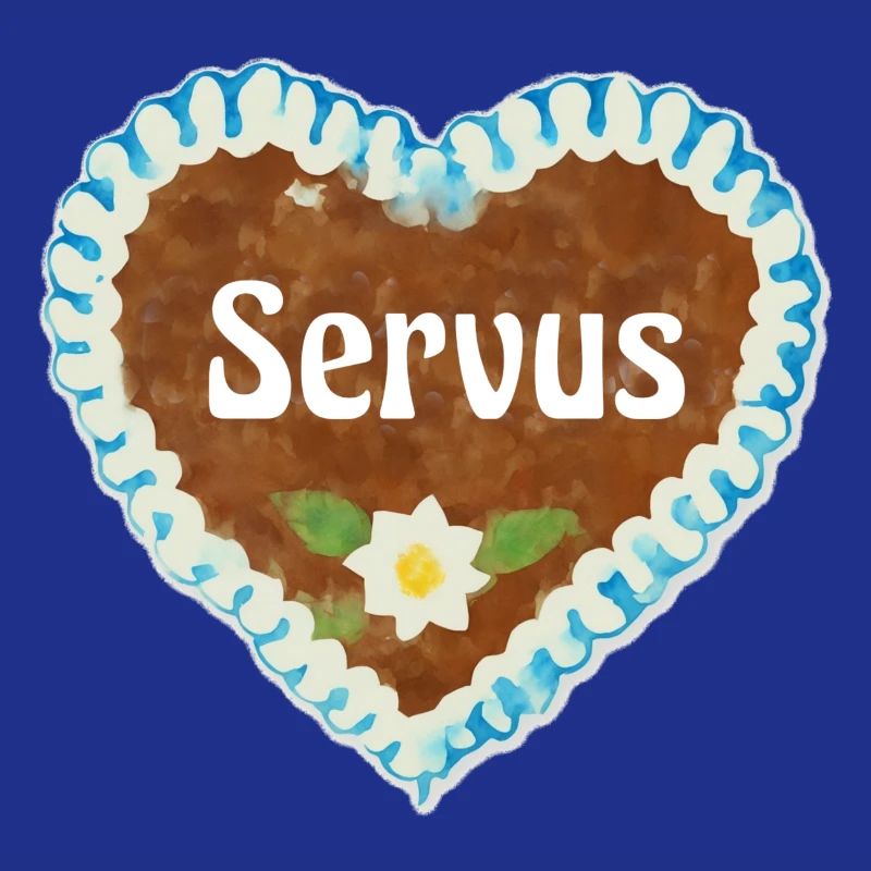 Lebkuchenherz Servus