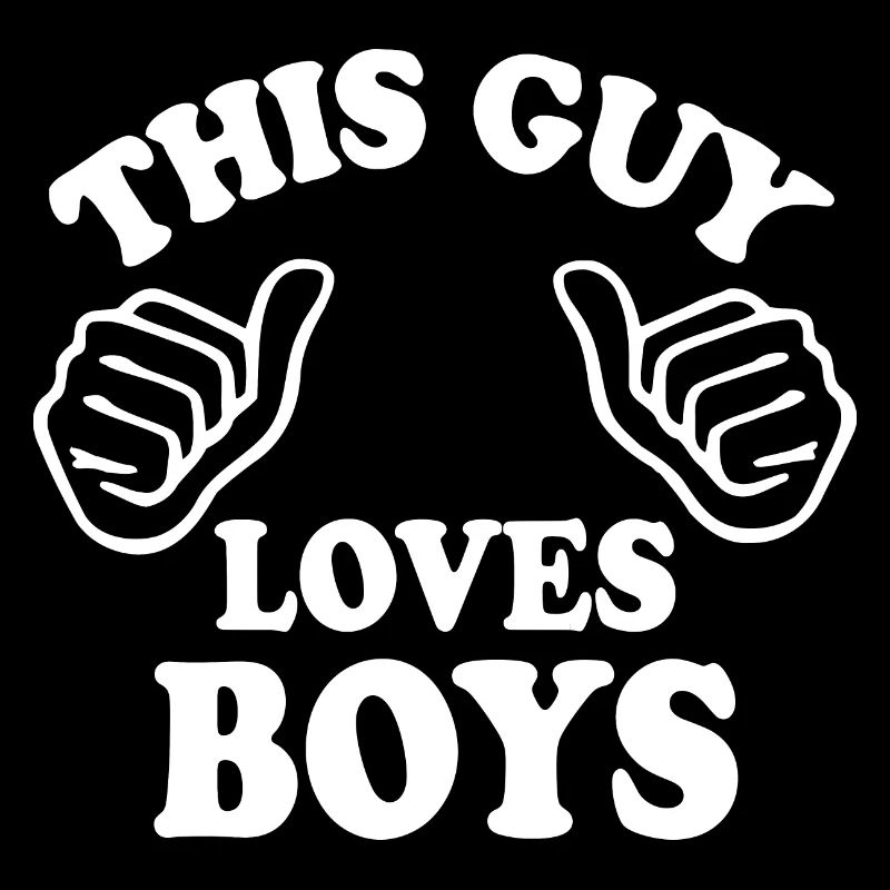 This guy loves boys