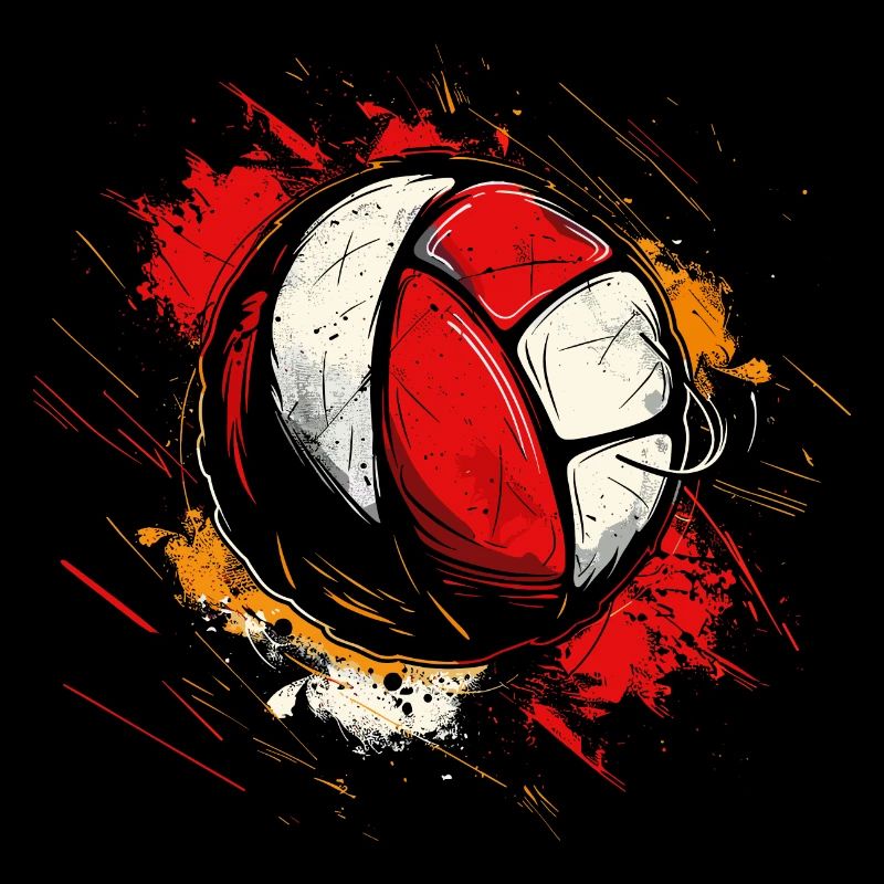 Volleyball Drawing