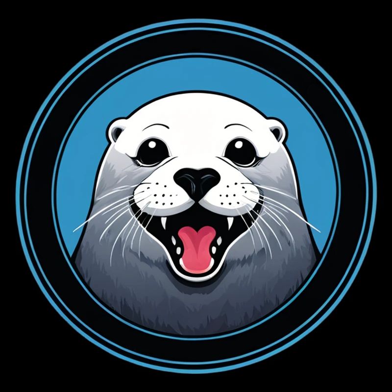 Cheerful seal