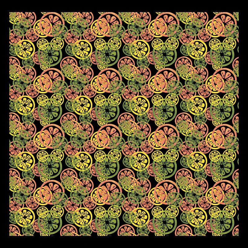 Fruit Lemon Orange Pattern