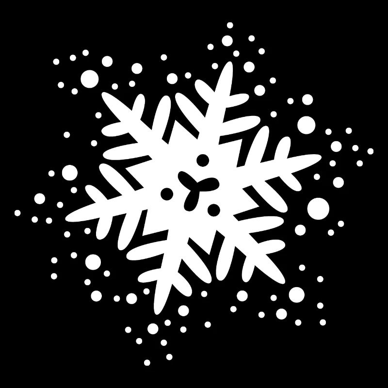 Flocon de neige Tenue d’hiver Noël Cristal