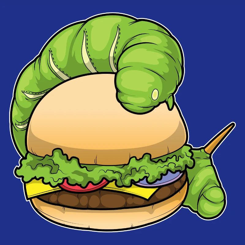 Cheeseburger chenille