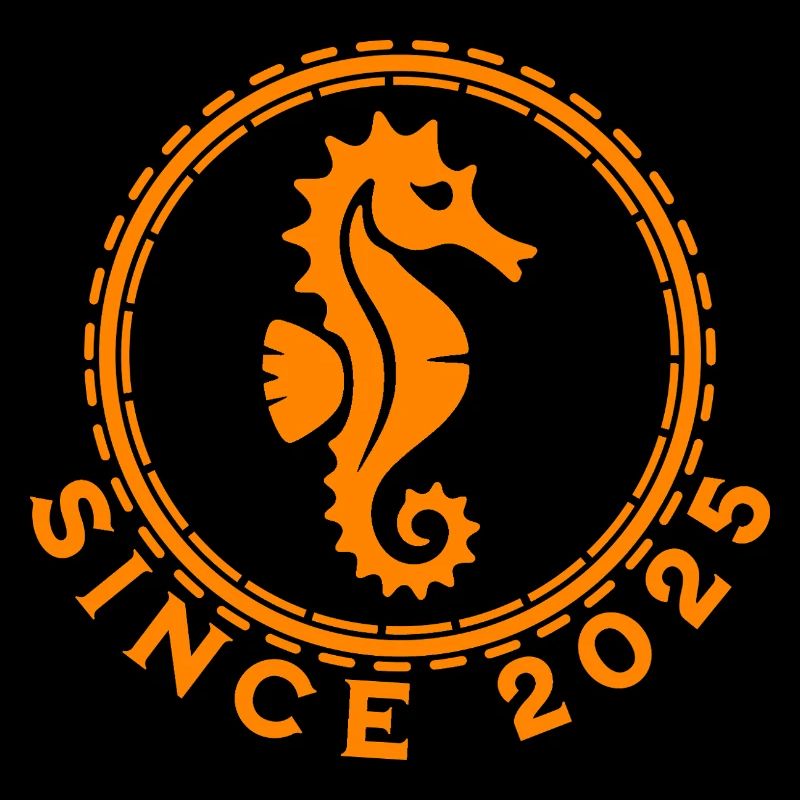 Seepferdchen Ozean Design