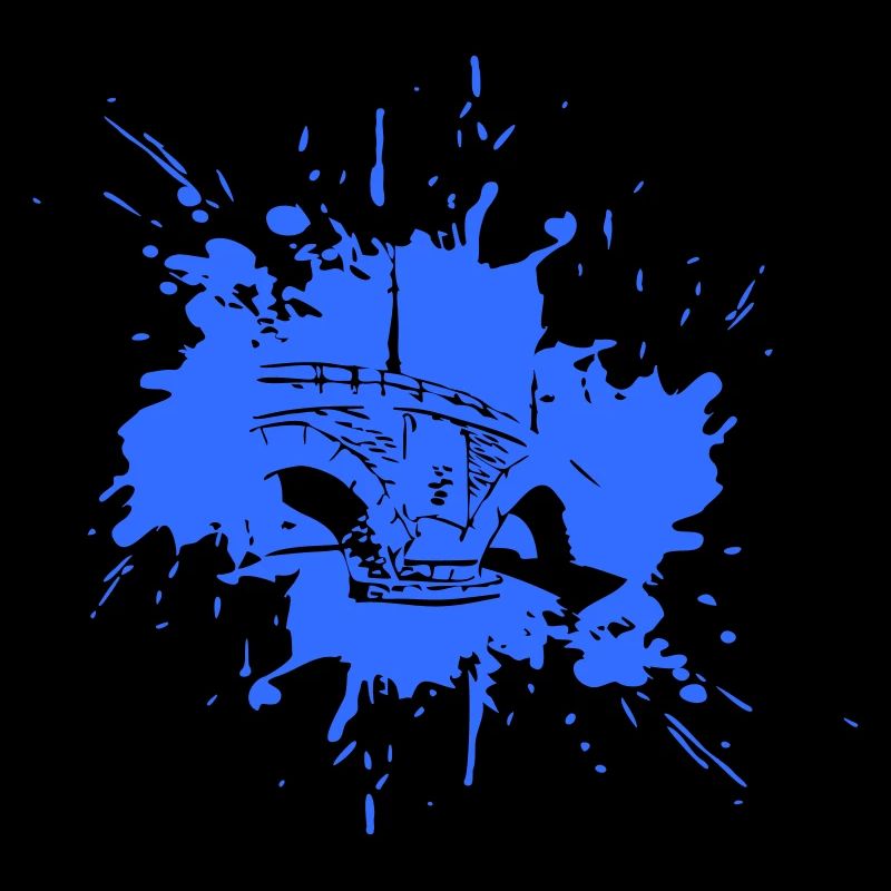 Bridge in a Splash > Vectorgraphic