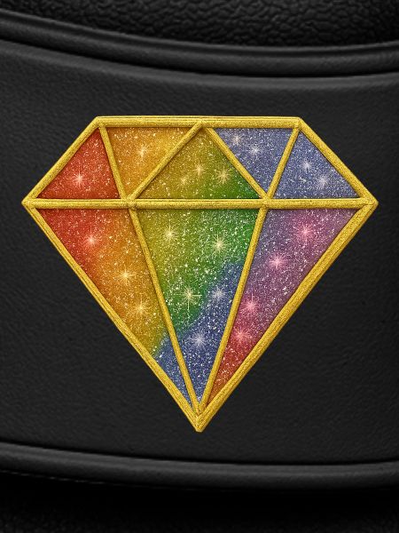 Rainbow Glitter Diamond Patch