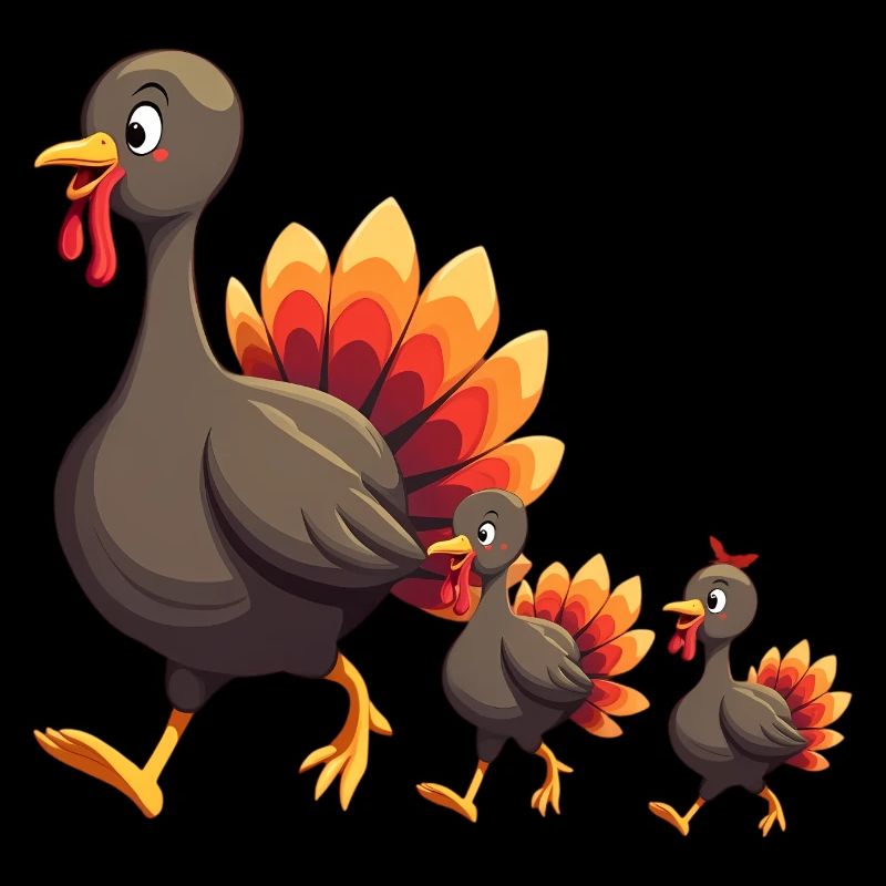 Bébé dinde de Thanksgiving