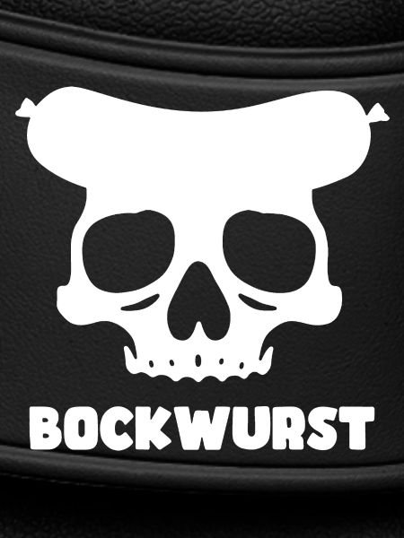 Graphique de crâne de Bockwurst