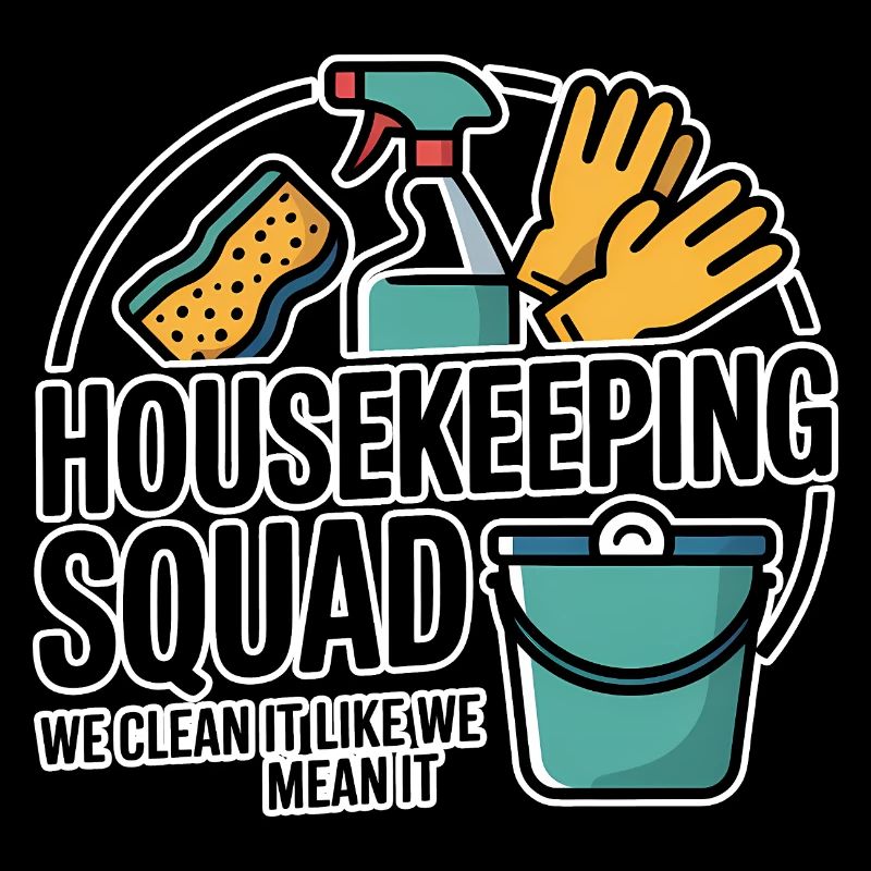Funny Cleaning Design
