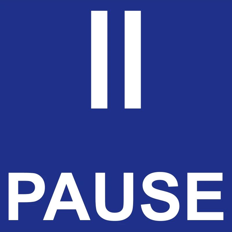 Pause Auszeit Geschenk Statement