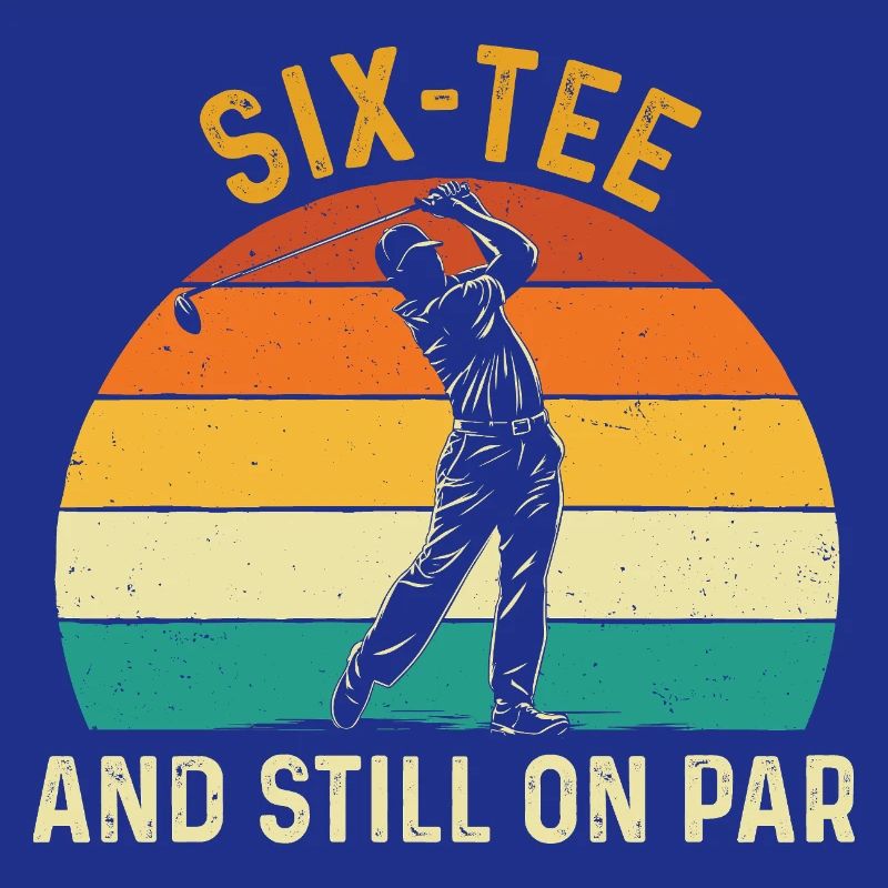 Sechs Abschlag immer noch auf Par, 60. Golf-Geburtstag.