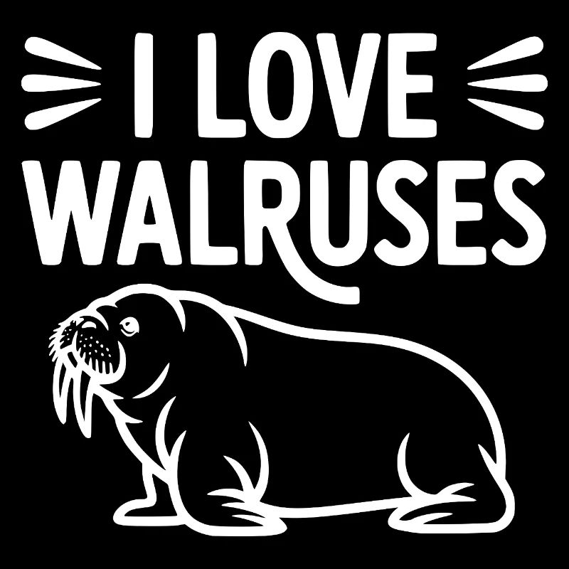 Ich liebe Walrosse