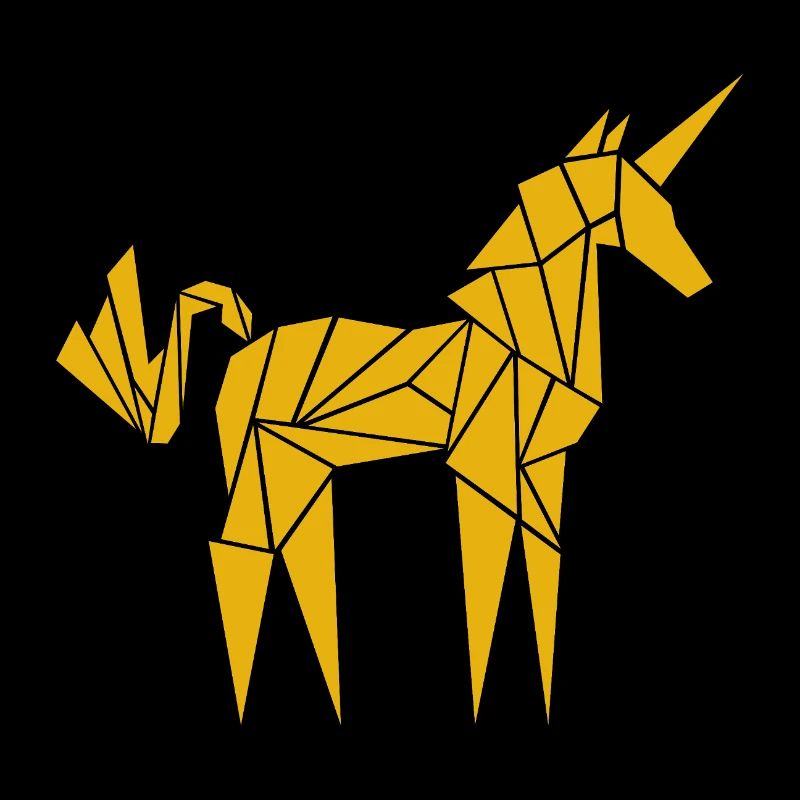 Origami-Einhorn