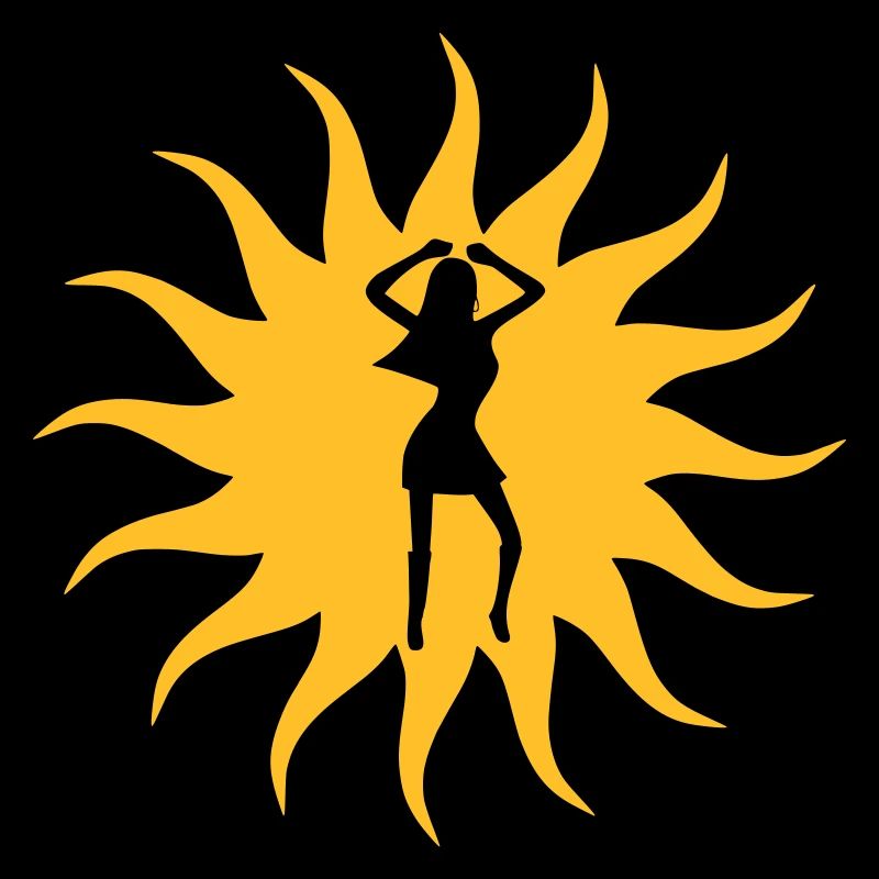 Danse du soleil fille